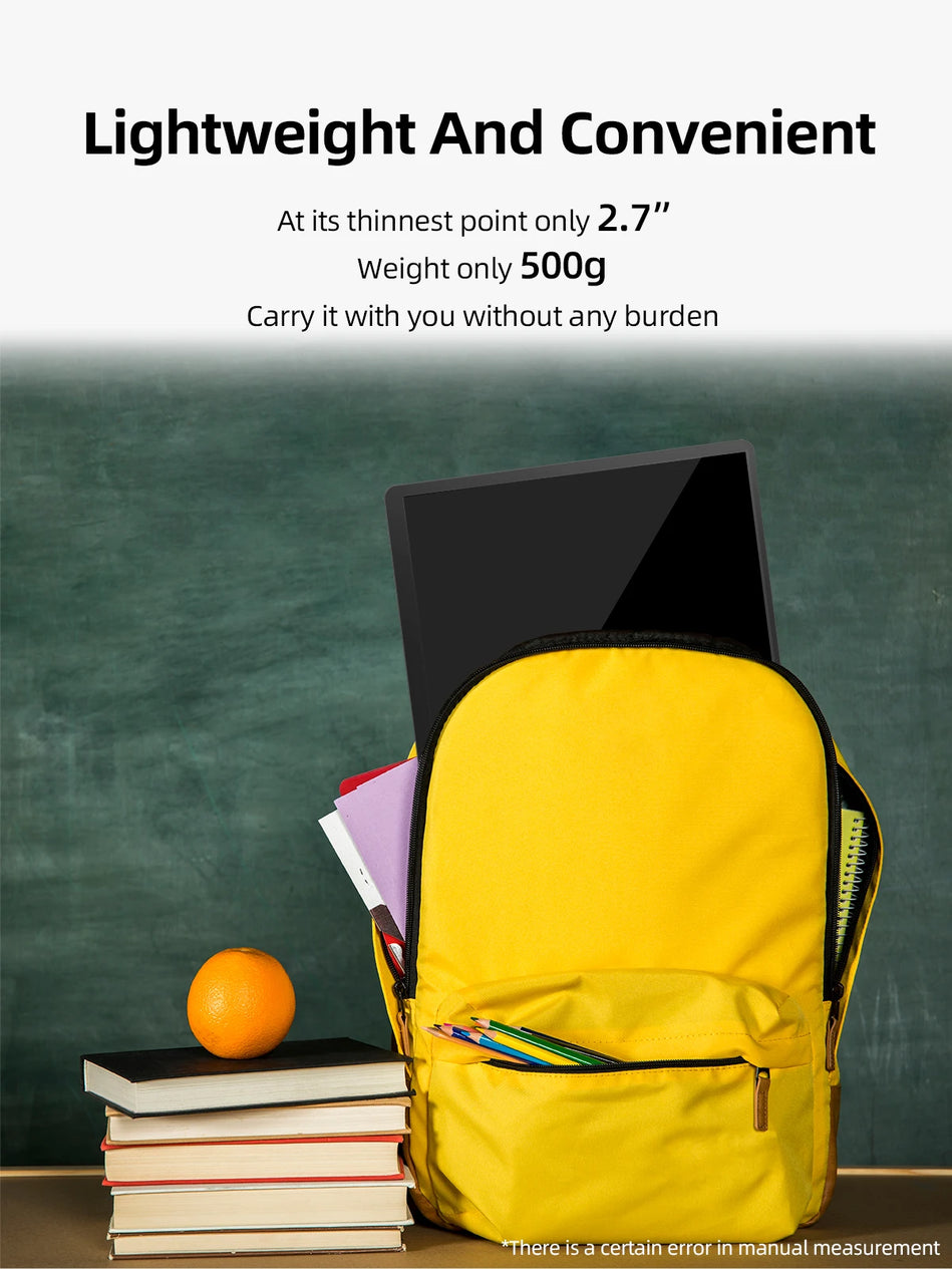 ZSUS Monitor Portátil 14” 2K (2160×1440, 60Hz) – Pantalla Externa para PC, Laptop, Xbox, PS4/PS5, Switch y Móvil