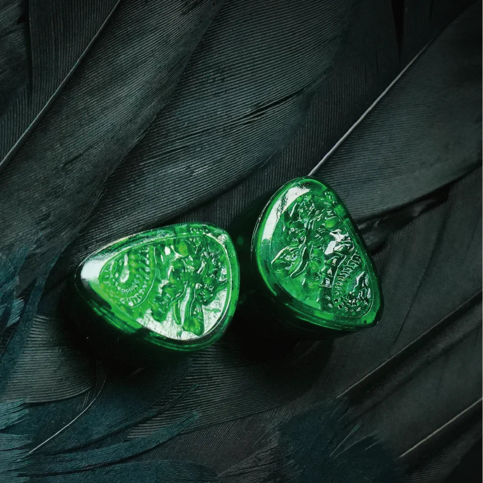 IEM Auriculares In-Ear TANGZU Wan’er SG2 Jade Dragon Edition | 10mm Dinámicos con Estuche de Silicona
