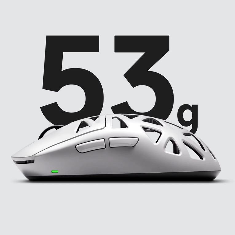 A7X Ultra Magnesium Alloy Wireless Gaming Mouse PAW3950 TI Sensor Omron Optical 8000Hz Ultra-High Polling Rate Macros