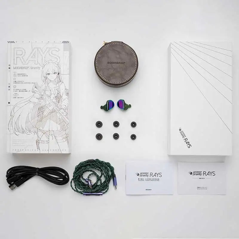 Moondrop Rays | Auriculares Gaming USB-C con DSP y Tarjeta de Sonido Integrada