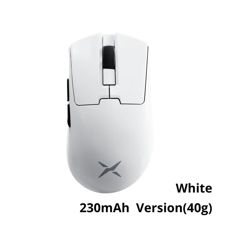 Delux M900Mini PRO - Ratón Inalámbrico Gaming  Ergonómico, Ultraligero, 40G, PAW3395, 8K Hz, Para Manos Medianas a Pequeñas