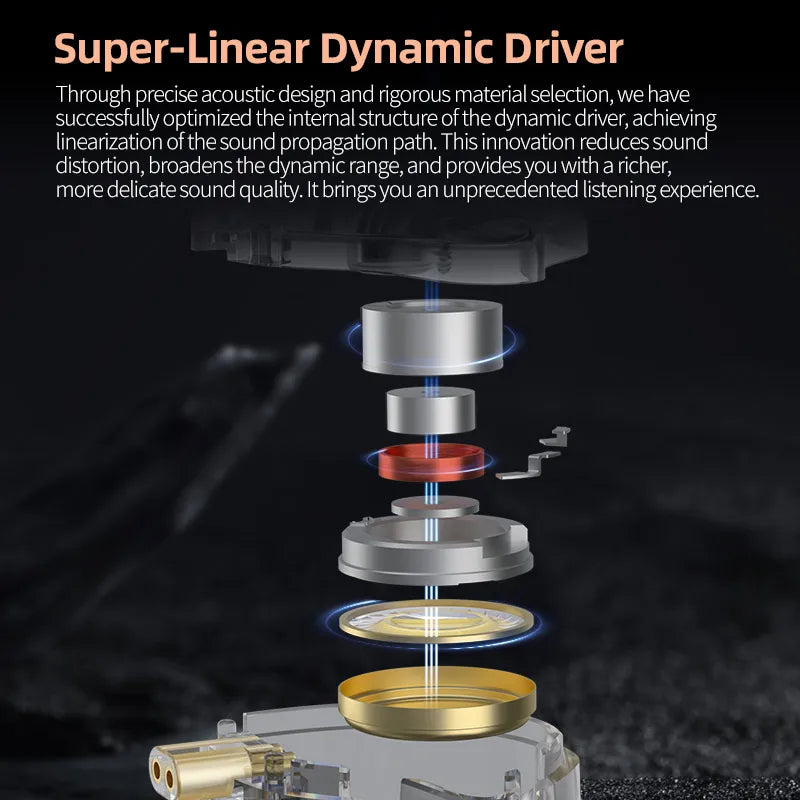 KZ EDX PRO X – Auriculares In-Ear HIFI con Graves Potentes y Diseño Deportivo