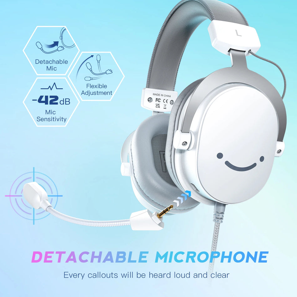 Fifine Ampligame H9 -Auriculares Para Juegos USB Con Sonido Envolvente 7,1/Conector De 3,5Mm/Micrófono