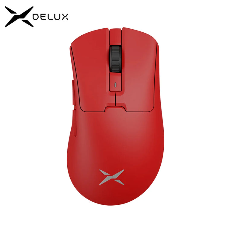 Delux M900 PRO - Ratón Inalámbrico Para Juegos , Ergonómico, 8K, Velocidad De Orolling PAW3395 BK3633