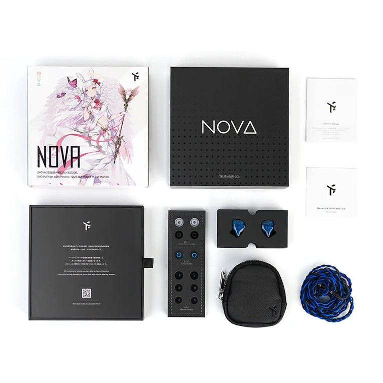 TrutHear NOVA 1Dynamic 4 | Auriculares In-Ear Balanceados con Cable Desmontable 0,78 mm – 2 Pines