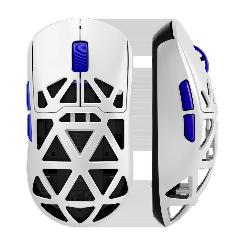 MCHOSE AX5 Ratón Inalámbrico 8Khz Polling PAW 3395 Sensor Óptico 56G 2,4 Ghz/Bt/Con Cable Triodo 130H Batería Aleación De Magnesio