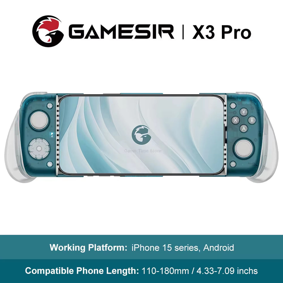 GameSir X3 Pro Deadpool – Gamepad Edición Limitada Marvel, Controlador Móvil Android USB-C con Joysticks Hall