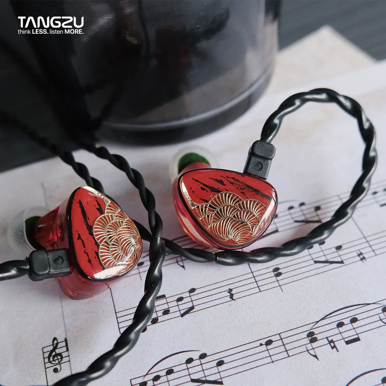 Auriculares In-Ear TANGZU Xuan Nv | Monitores Hi-Fi Dual DD con Cable Desmontable de 0,78 mm