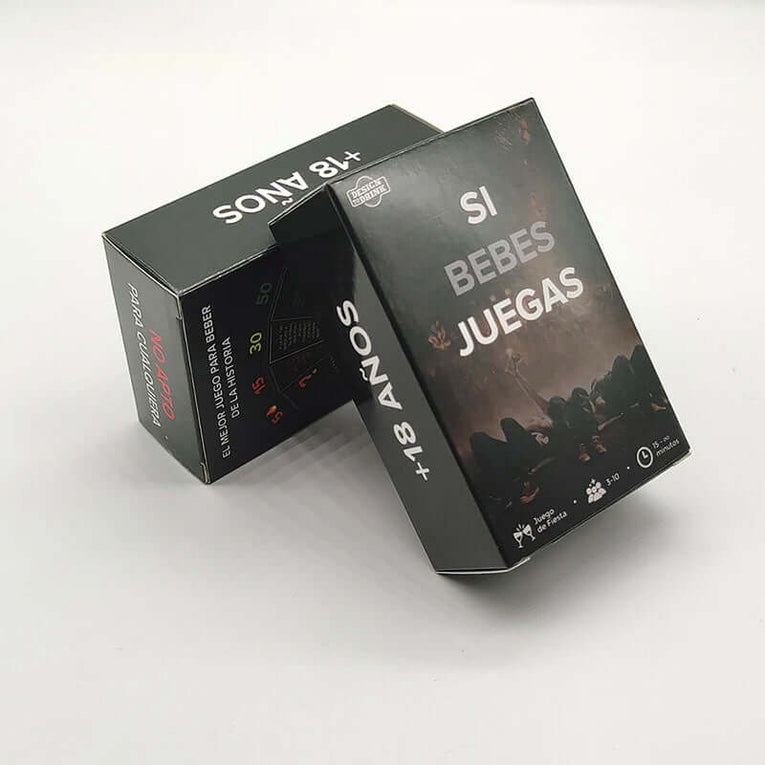 Si bebes juegas - juego de cartas para fiesta