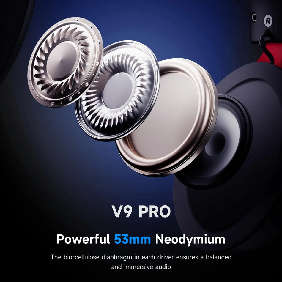 MCHOSE V9Auriculares Inalámbricos Con Sonido Envolvente Micrófono Con Cancelación De Ruido Baja Latencia