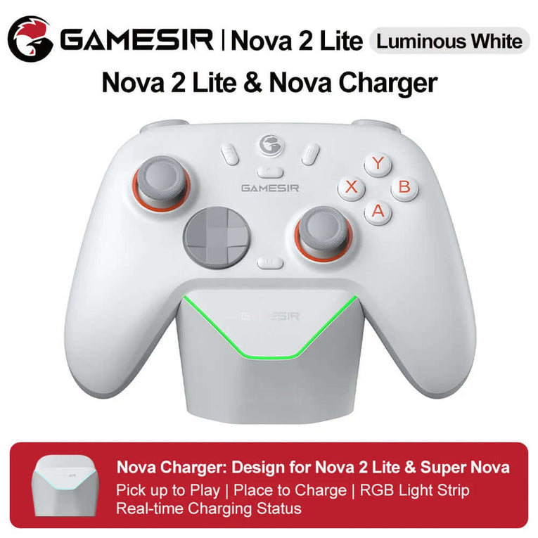 Gamesir Nova 2 Lite Mando Para PC Nintendo Switch 2 Controlador Inalámbrico Hall Trigger Mecánico