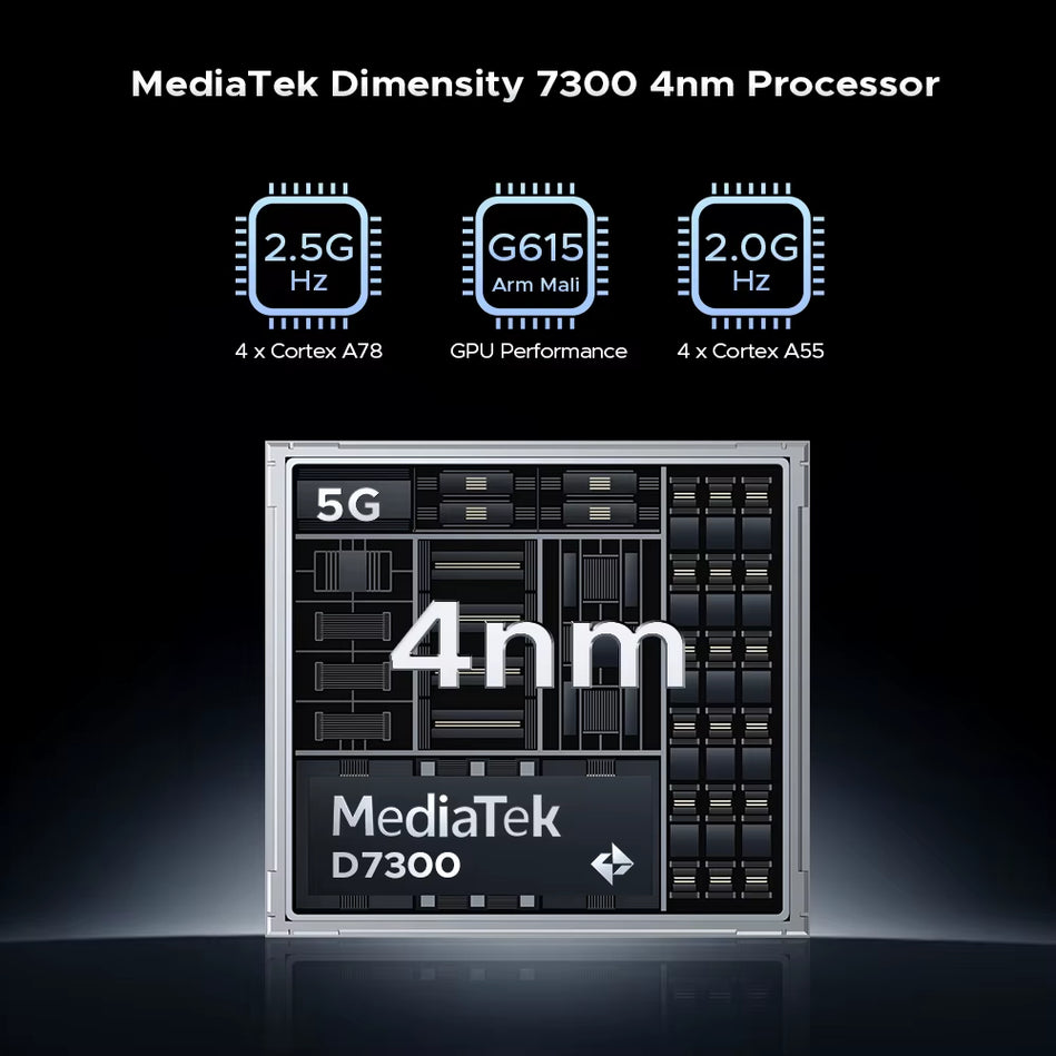 DOOGEE Blade GT Ultra 5G Teléfono Resistente Dimensión 7300 6,72 ''16GB + 512GB Efecto De Luz LED Teléfono Inteligente Ultrafino
