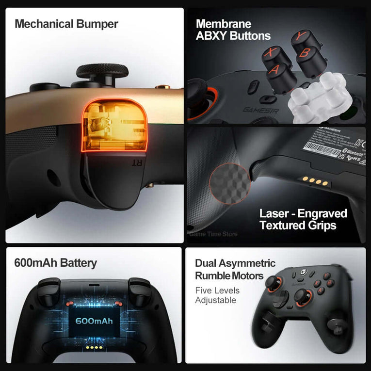 Gamesir Nova 2 Lite Mando Para PC Nintendo Switch 2 Controlador Inalámbrico Hall Trigger Mecánico