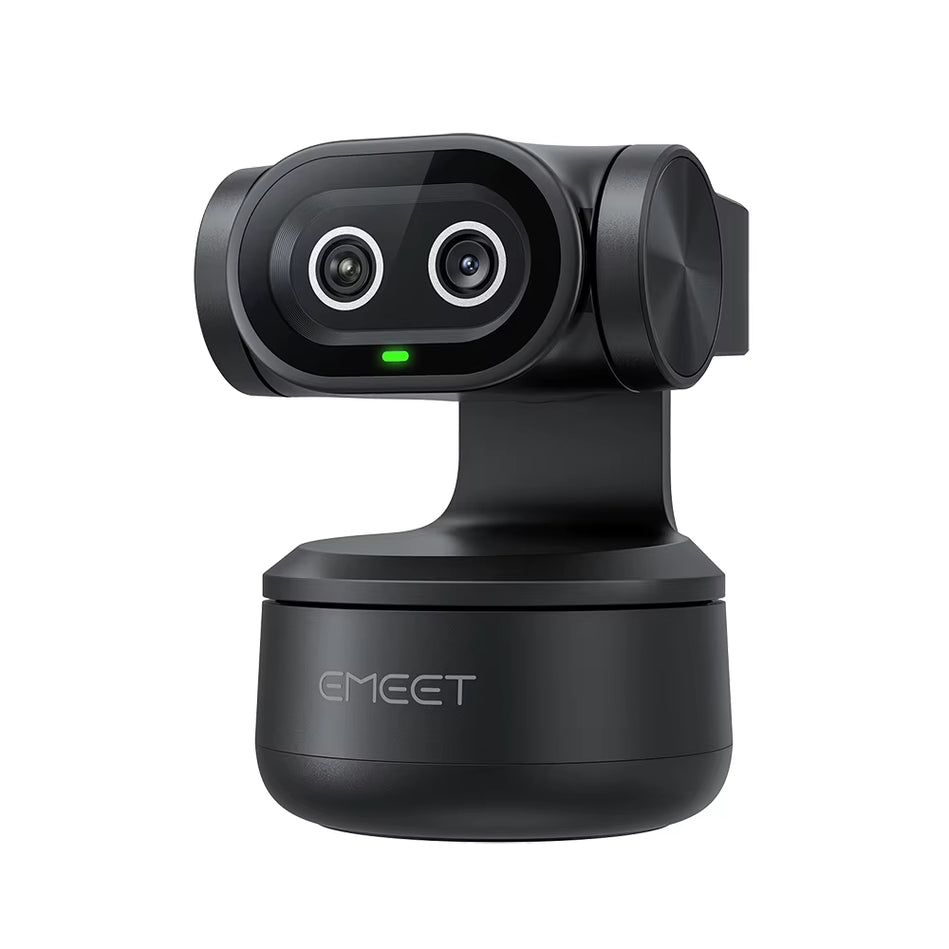 Cámara Web 4K EMEET PIXY Cámara De Vídeo De Seguimiento IA De Doble Cámara Con Sensor Sony Control y Enfoque Automático