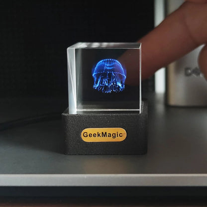 Reloj Digital de Cristal GeekMagic GIFTV