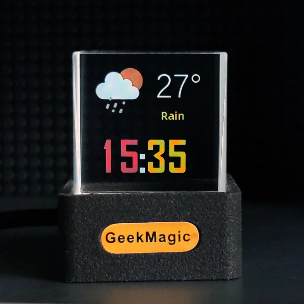 Reloj Digital de Cristal GeekMagic GIFTV