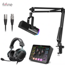 Kit De Audio Para Micrófono/Mezclador/Auriculares Para Retransmisión Am8/H9/Sc3 FIFINE 