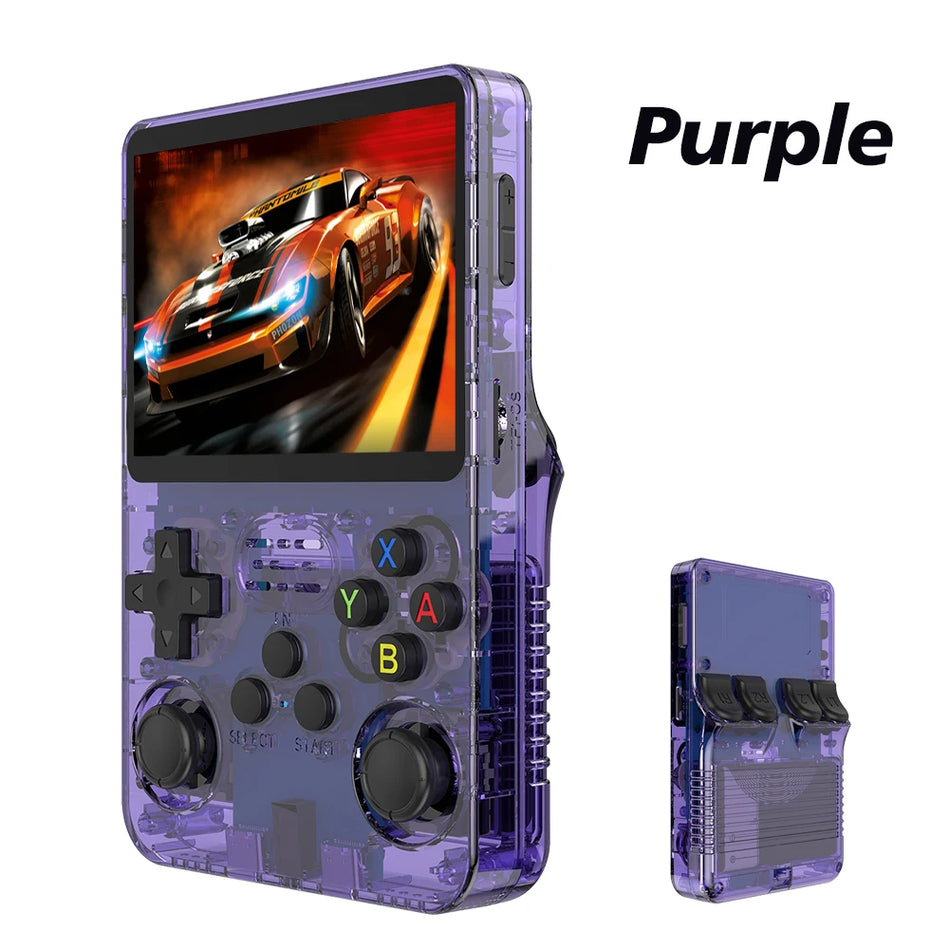 Consola De Videojuegos Portátil Retro R36S, Sistema Linux, Pantalla IPS De 3,5 Pulgadas