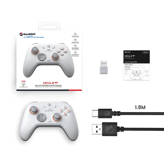 Gamesir Nova 2 Lite Mando Para PC Nintendo Switch 2 Controlador Inalámbrico Hall Trigger Mecánico