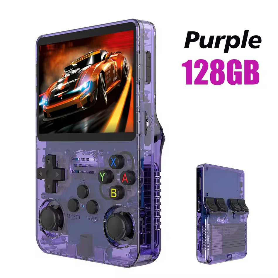 Consola De Videojuegos Portátil Retro R36S, Sistema Linux, Pantalla IPS De 3,5 Pulgadas