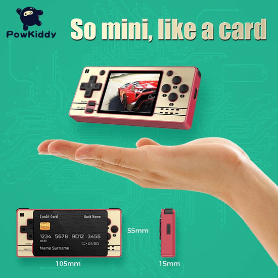 POWKIDDY-MINI Consola Q20 De Código Abierto Con Pantalla IPS De Ajuste Completo, 2,4 Pulgadas, OCA, Portátil, Retro, PS1