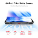 DOOGEE S118 Pro 5G Teléfono Resistente 6,6 ''FHD 120Hz 8GB RAM 512GB ROM 10800Mah Batería Android 14 Teléfono Celular Con NFC