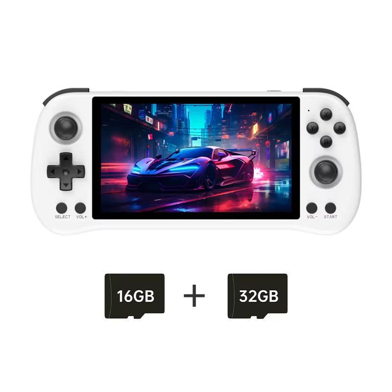 Powkiddy-Consola De Juegos Portátil X55, Dispositivo Retro De Código Abierto Con Pantalla IPS De 5,5 Pulgadas, 1280X720, RK3566
