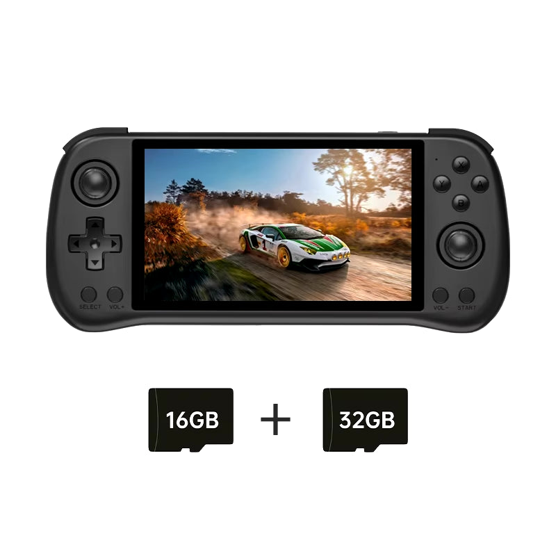 Powkiddy-Consola De Juegos Portátil X55, Dispositivo Retro De Código Abierto Con Pantalla IPS De 5,5 Pulgadas, 1280X720, RK3566