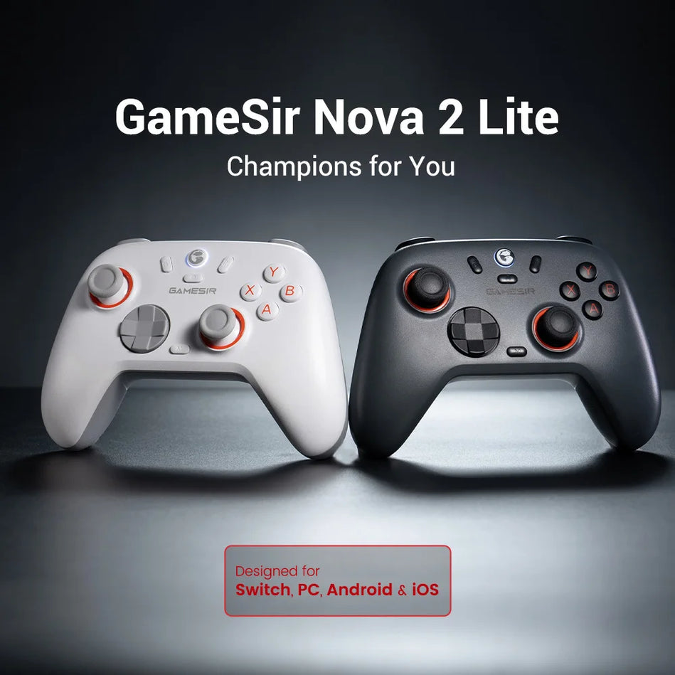 Gamesir Nova 2 Lite Mando Para PC Nintendo Switch 2 Controlador Inalámbrico Hall Trigger Mecánico