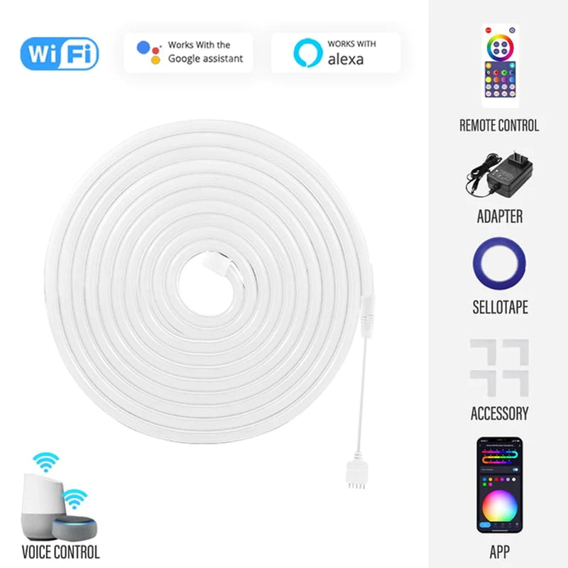 Tira de luz RGBIC Neon con WiFi