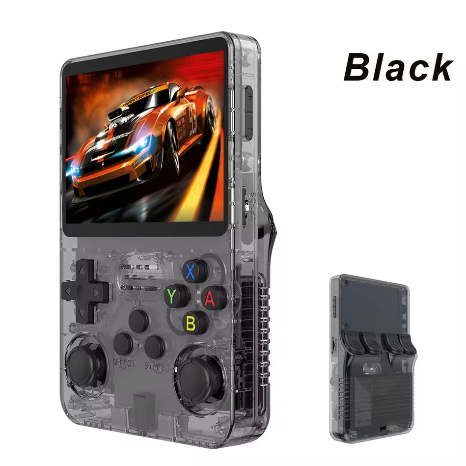 Consola De Videojuegos Portátil Retro R36S, Sistema Linux, Pantalla IPS De 3,5 Pulgadas