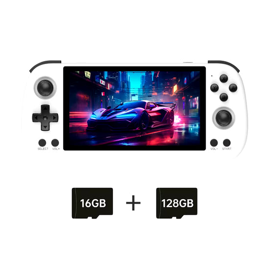 Powkiddy-Consola De Juegos Portátil X55, Dispositivo Retro De Código Abierto Con Pantalla IPS De 5,5 Pulgadas, 1280X720, RK3566
