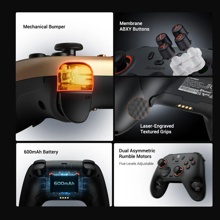 Gamesir Nova 2 Lite Mando Para PC Nintendo Switch 2 Controlador Inalámbrico Hall Trigger Mecánico