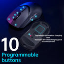Rapoo VT9PRO - 68G Ratón Inalámbrico Ultraligero De Modo Dual Para Juegos Rendimiento De Grado Esports Sensor PAW3398 26000DPI