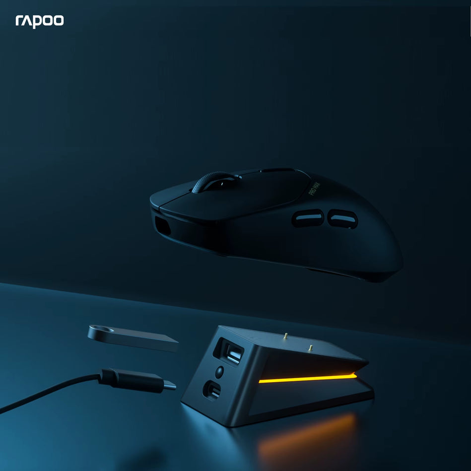 Rapoo P5 RGB Illusion - Base De Carga De Contacto Con Retroiluminación 