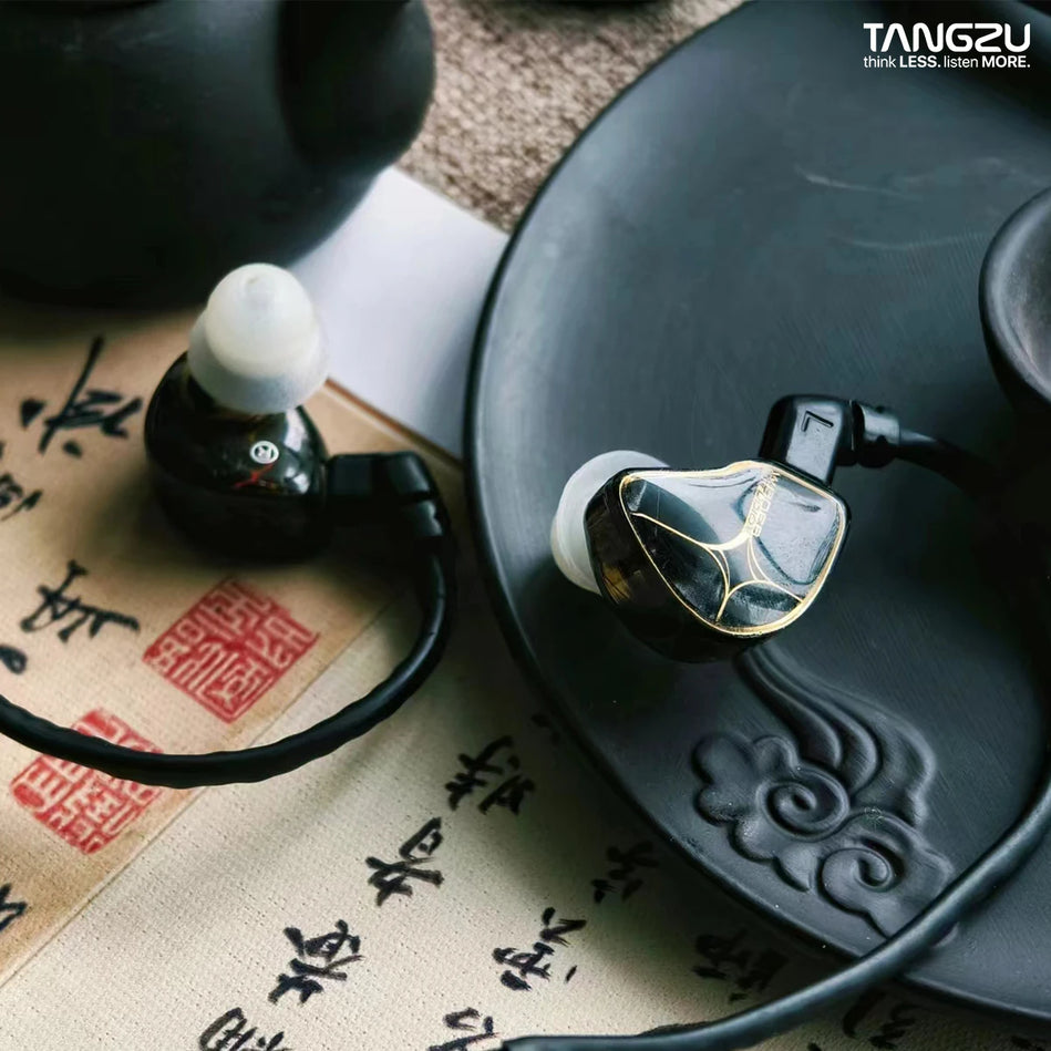 IEM Auriculares In-Ear TANGZU Wan’er S.G Studio Edition | Hi-Fi 10mm N52 Dinámicos con Doble Imán y Cámara Dual