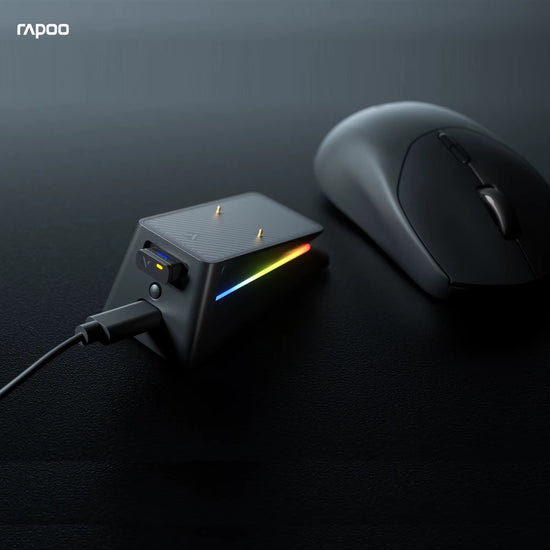 Rapoo P5 RGB Illusion - Base De Carga De Contacto Con Retroiluminación 