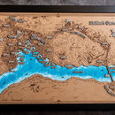 Mapa en madera de diferentes sagas - Miura Vault