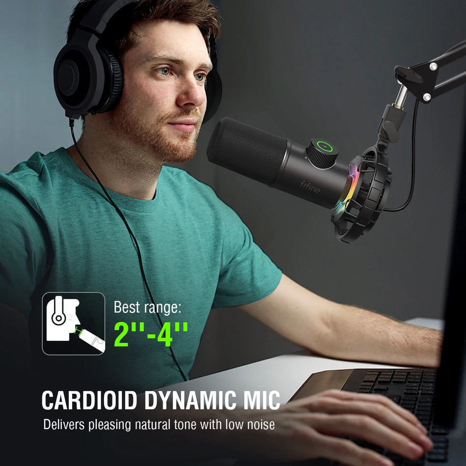  FIFINE K658 - Micrófono Dinámico