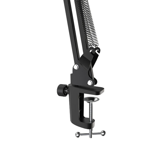 FIFINE Soporte De Brazo De Tijera Con Brazo De Suspensión De Micrófono Ajustable