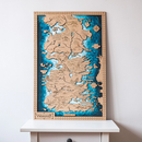 Mapa en madera de diferentes sagas - Miura Vault