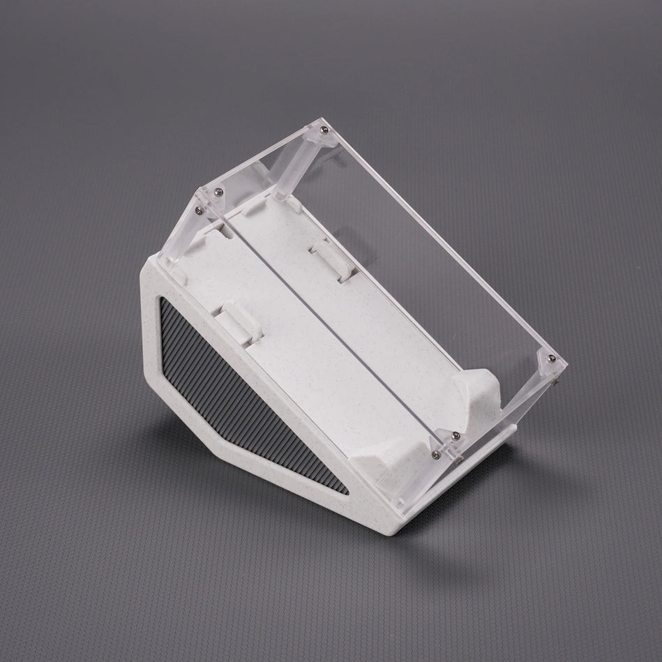 Caja de presentación y almacenamiento a prueba de polvo para ratón – Vitrina acrílica con impresión 3D