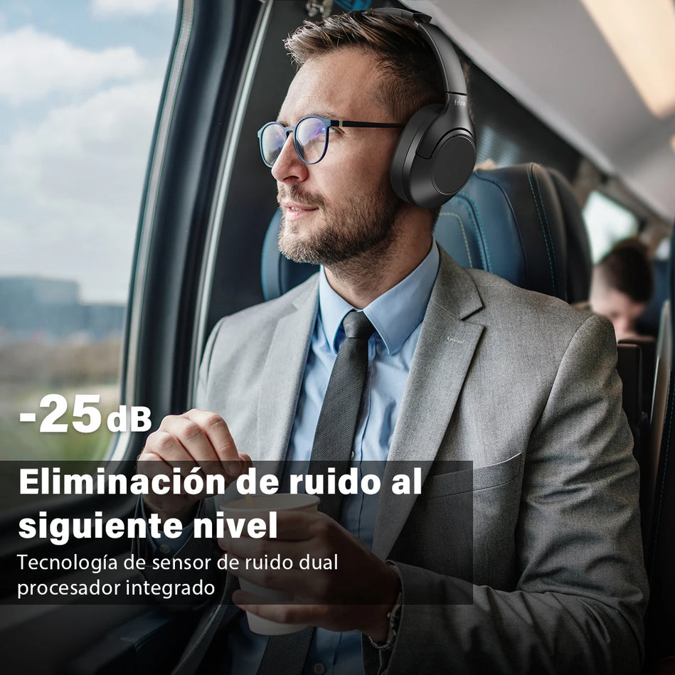  FIFINE X3 - Auriculares Inalámbricos Bluetooth Con Cancelación De Ruido
