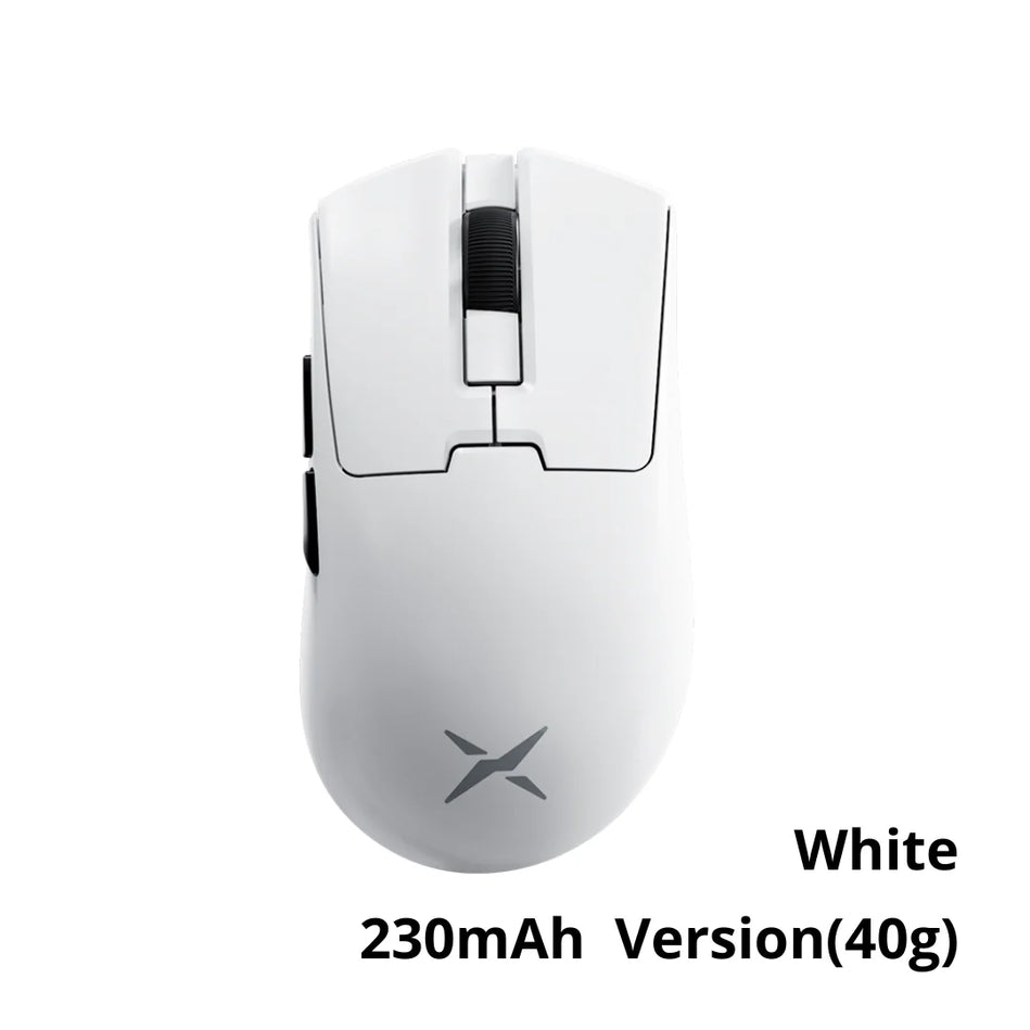 Delux M900Mini PRO - Ratón Inalámbrico Gaming  Ergonómico, Ultraligero, 40G, PAW3395, 8K Hz, Para Manos Medianas a Pequeñas