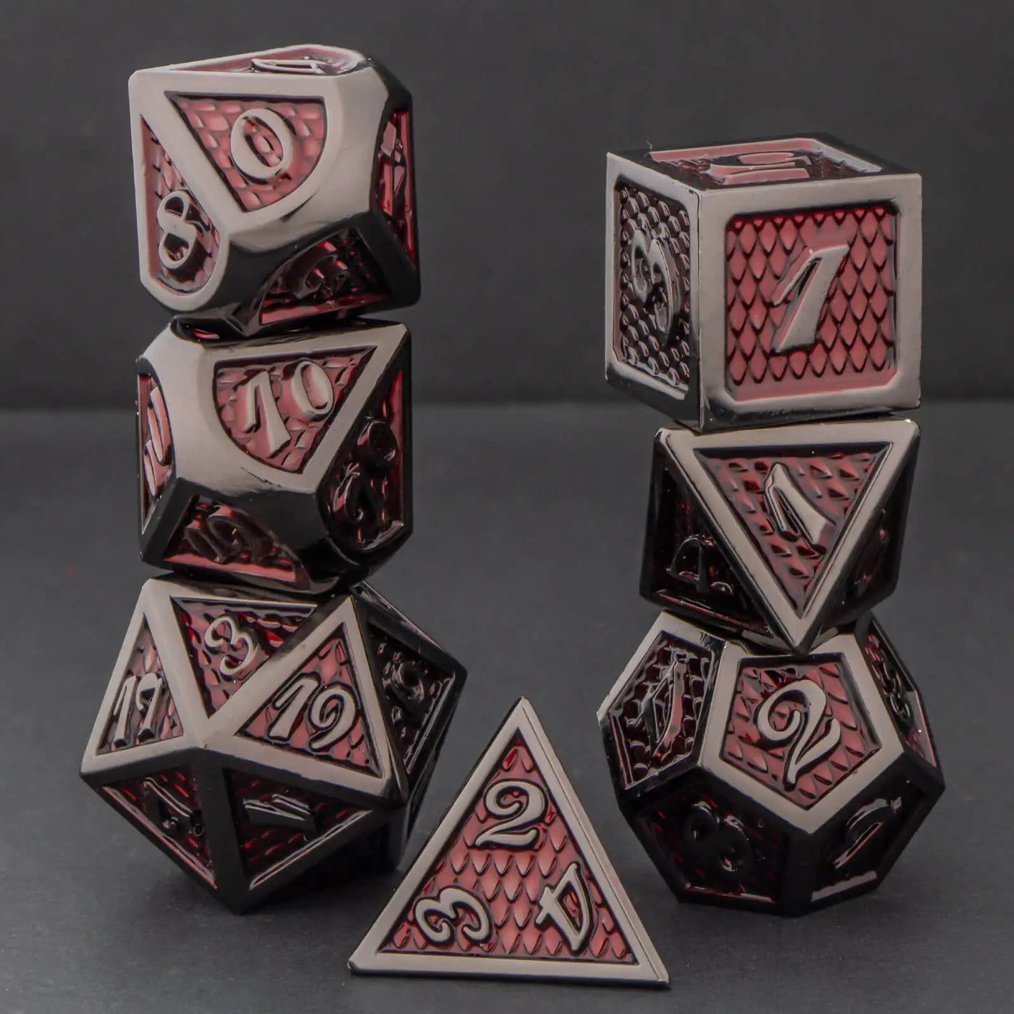 Set de Dados de Metal D&D - Miura Vault