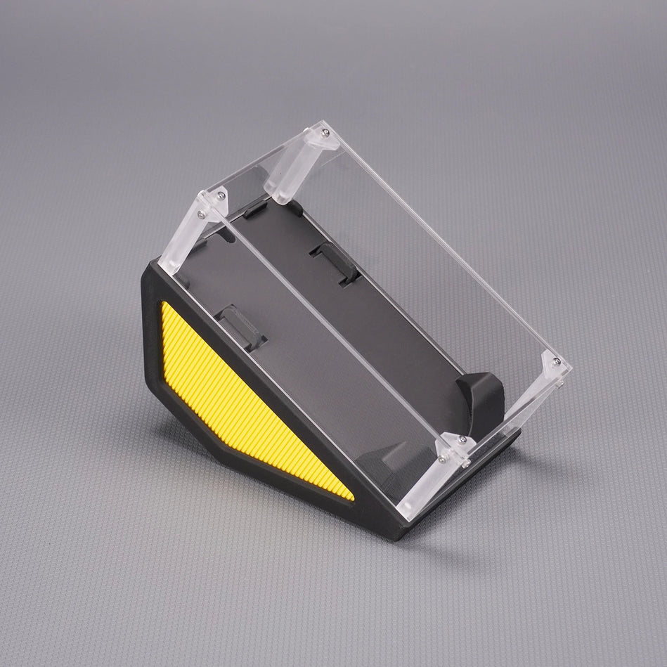 Caja de presentación y almacenamiento a prueba de polvo para ratón – Vitrina acrílica con impresión 3D