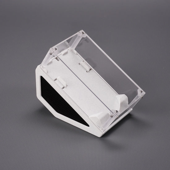 Caja de presentación y almacenamiento a prueba de polvo para ratón – Vitrina acrílica con impresión 3D