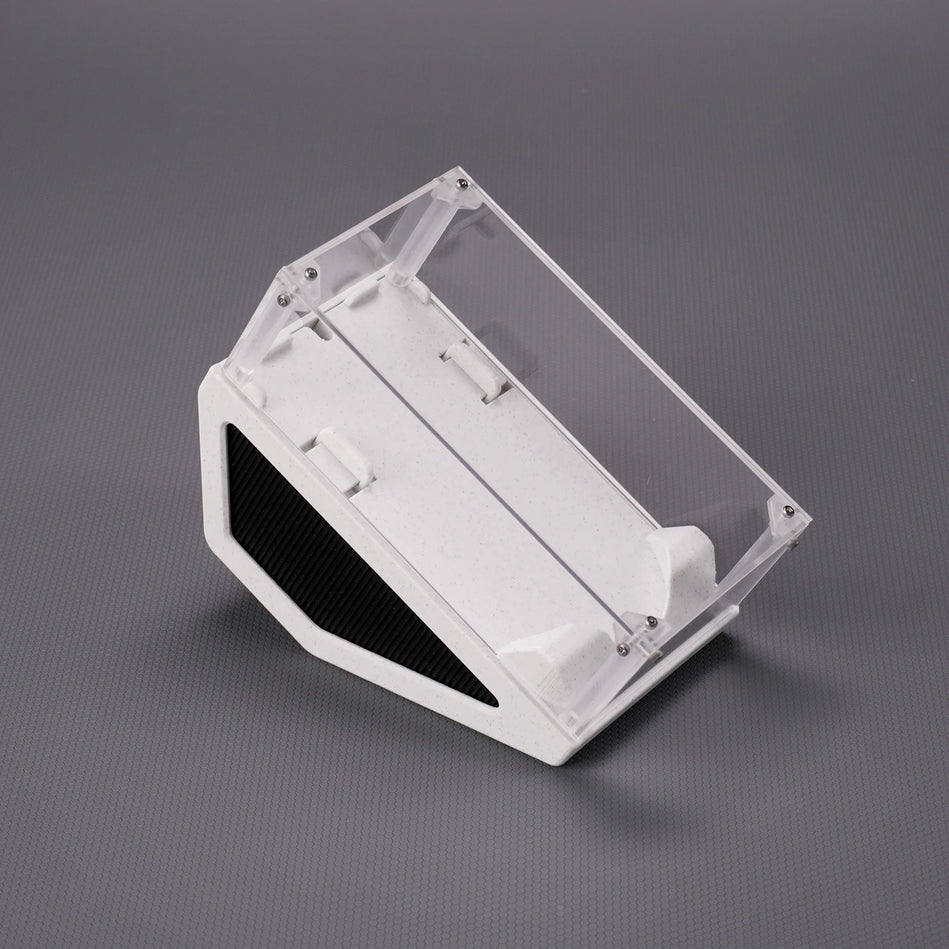 Caja de presentación y almacenamiento a prueba de polvo para ratón – Vitrina acrílica con impresión 3D