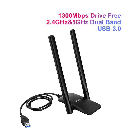 Adaptador USB WiFi EDUP - 1300Mbps de doble banda