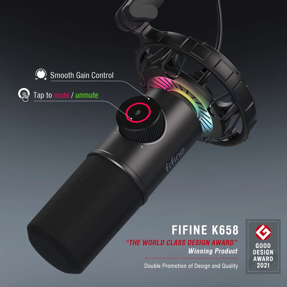  FIFINE K658 - Micrófono Dinámico